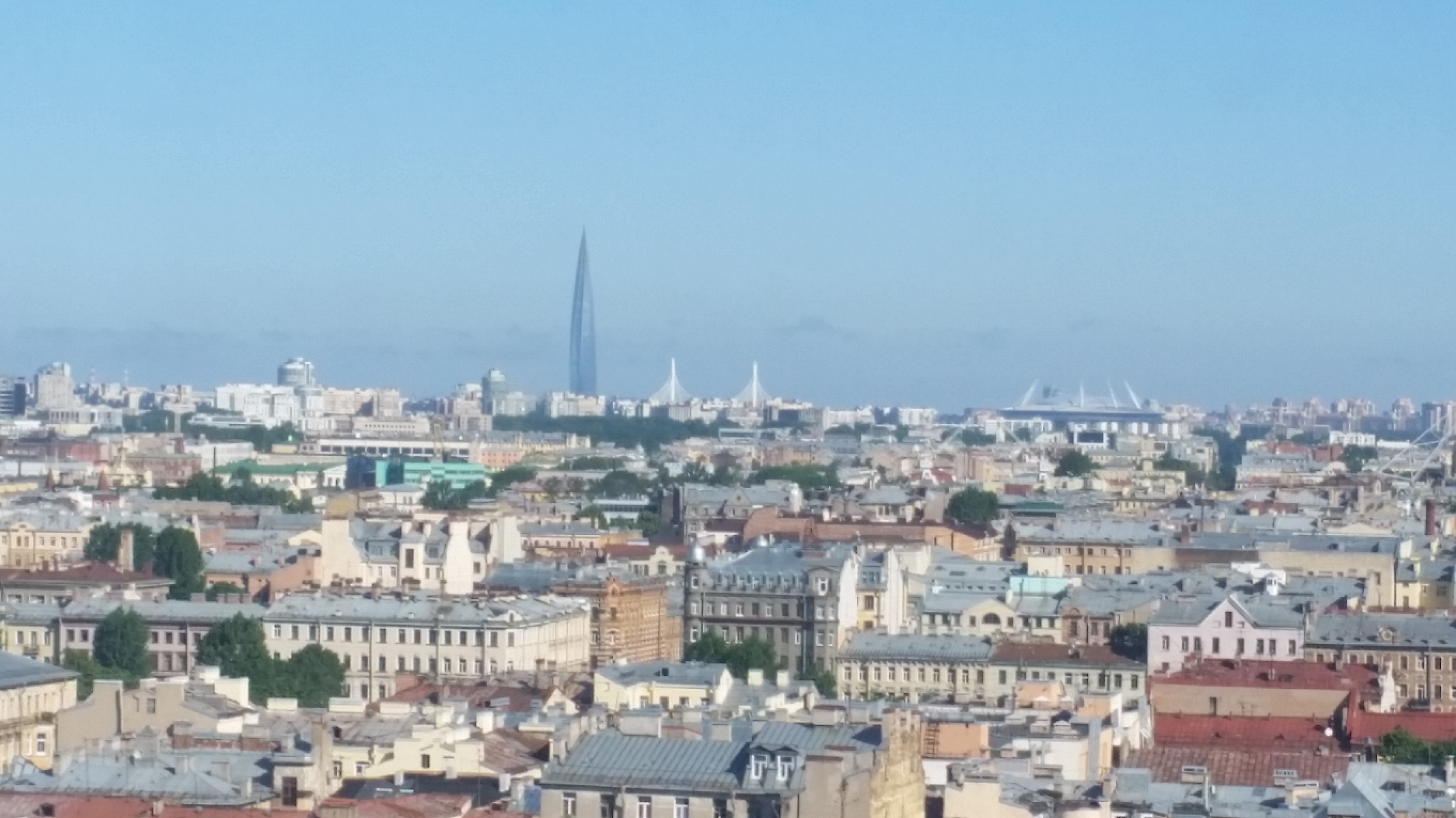 Blick vom Azimut-Hotel