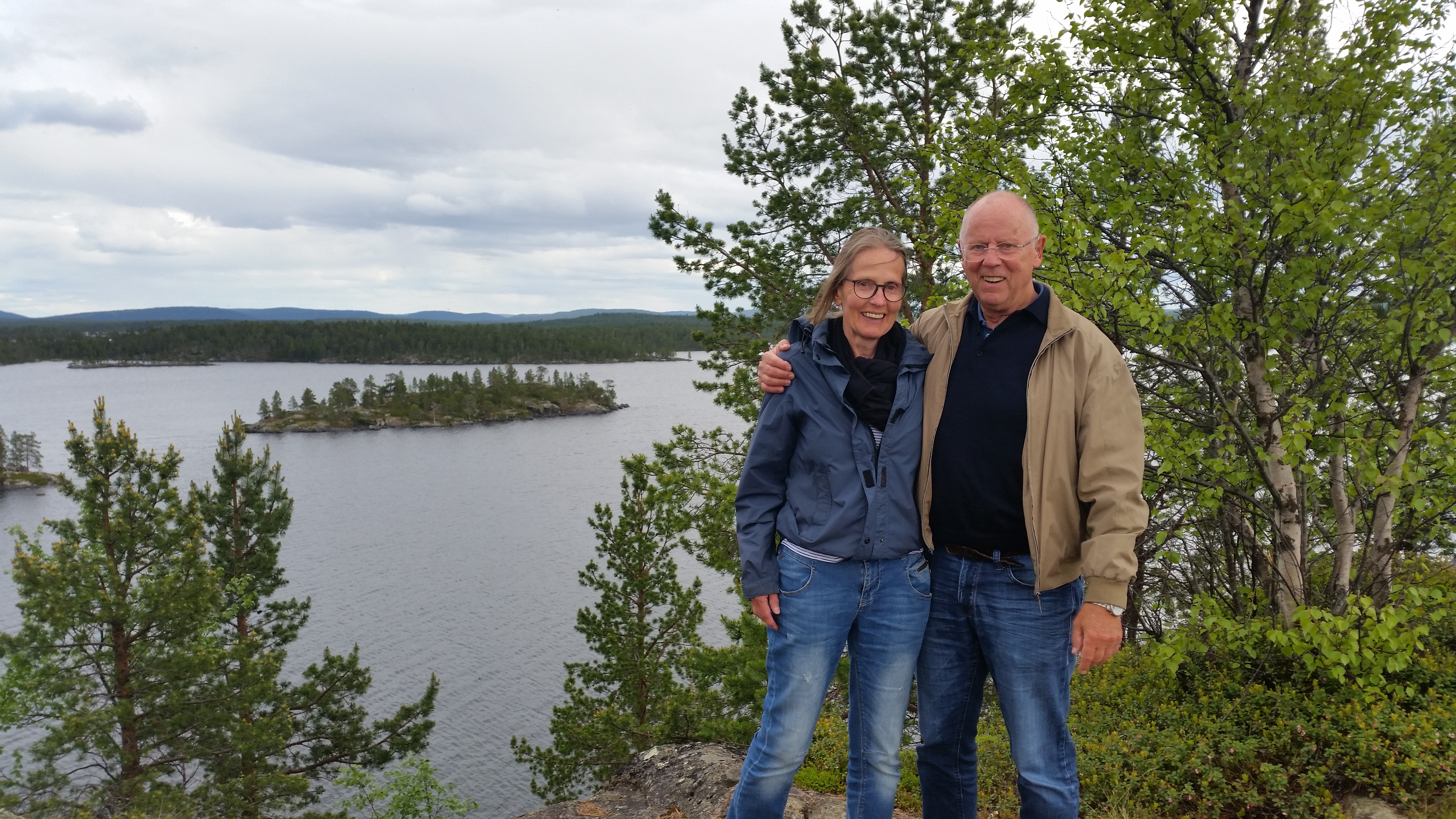 Insel Ukonsaari auf dem Inarseei