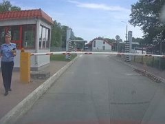 Russische Grenzkontrolle Nehrung